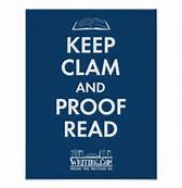 Keep Clam and Proofread