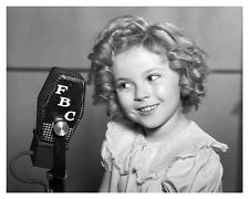 Shirley Temple at mic